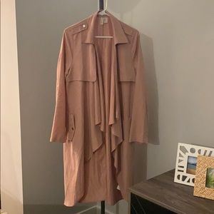 Blush Long trench